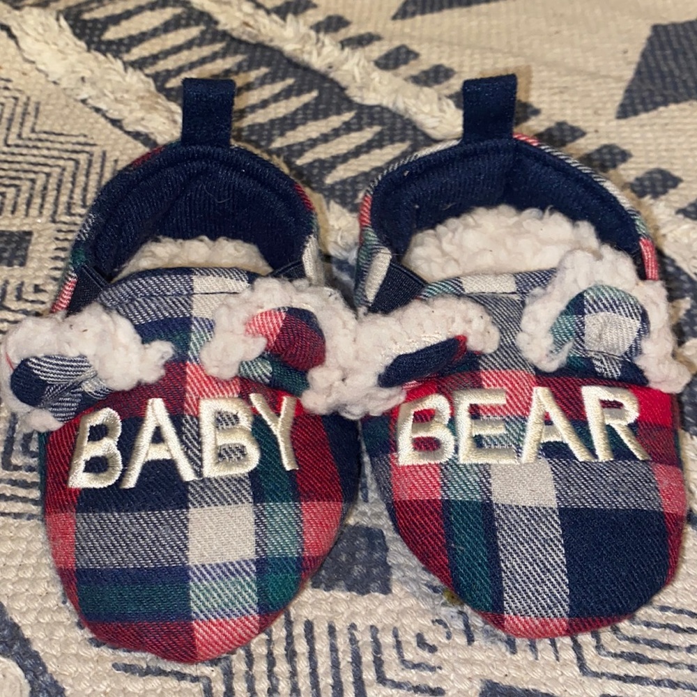 Baby holiday slippers